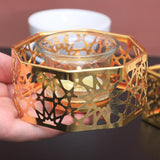 Maxbell Votive Candle Holders Candlestick Holder for Festival Tabletop Decoration geometry