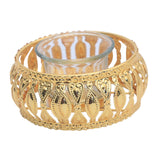 Maxbell Votive Candle Holders Candlestick Holder for Festival Tabletop Decoration round crown