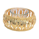 Maxbell Votive Candle Holders Candlestick Holder for Festival Tabletop Decoration round crown