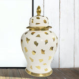 Maxbell Traditional Ceramic Ginger Jar Decorative Jar Flower Vase Collectible 26cmx46cm