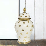 Maxbell Traditional Ceramic Ginger Jar Decorative Jar Flower Vase Collectible 21cmx37cm