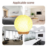 Maxbell Mist Humidifier Wood Grain Humidifier 200ml Multifunction Low Noise for Home A