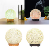 Maxbell Mist Humidifier Wood Grain Humidifier 200ml Multifunction Low Noise for Home A