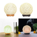 Maxbell Mist Humidifier Wood Grain Humidifier 200ml Multifunction Low Noise for Home A
