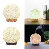 Maxbell Mist Humidifier Wood Grain Humidifier 200ml Multifunction Low Noise for Home A