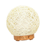Maxbell Mist Humidifier Wood Grain Humidifier 200ml Multifunction Low Noise for Home A