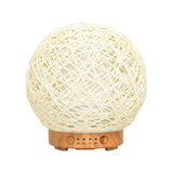 Maxbell Mist Humidifier Wood Grain Humidifier 200ml Multifunction Low Noise for Home A