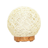 Maxbell Mist Humidifier Wood Grain Humidifier 200ml Multifunction Low Noise for Home A