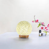 Maxbell Mist Humidifier Wood Grain Humidifier 200ml Multifunction Low Noise for Home A