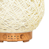 Maxbell Mist Humidifier Wood Grain Humidifier 200ml Multifunction Low Noise for Home A
