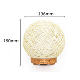 Maxbell Mist Humidifier Wood Grain Humidifier 200ml Multifunction Low Noise for Home A
