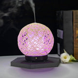 Maxbell Mist Humidifier Wood Grain Humidifier 200ml Multifunction Low Noise for Home B