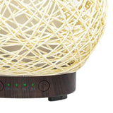 Maxbell Mist Humidifier Wood Grain Humidifier 200ml Multifunction Low Noise for Home B