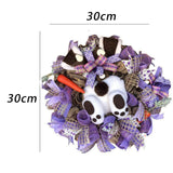 Maxbell Easter Wall Sticker Rabbit Wreath Bunny Decals Decoration Supplies Style E