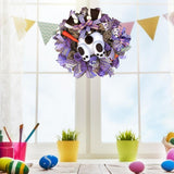 Maxbell Easter Wall Sticker Rabbit Wreath Bunny Decals Decoration Supplies Style E