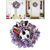 Maxbell Easter Wall Sticker Rabbit Wreath Bunny Decals Decoration Supplies Style E