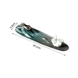 Maxbell Incense Burner Sculpture Incense Stick Holder for Cabinet Living Room Gift style A