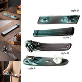 Maxbell Incense Burner Sculpture Incense Stick Holder for Cabinet Living Room Gift style A