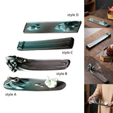 Maxbell Incense Burner Sculpture Incense Stick Holder for Cabinet Living Room Gift style A