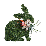 Maxbell 17.7'' Easter Bunny Wreath Front Door Hanging Greenery Wreaths Home Decor