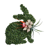 Maxbell 17.7'' Easter Bunny Wreath Front Door Hanging Greenery Wreaths Home Decor