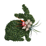 Maxbell 17.7'' Easter Bunny Wreath Front Door Hanging Greenery Wreaths Home Decor