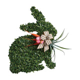 Maxbell 17.7'' Easter Bunny Wreath Front Door Hanging Greenery Wreaths Home Decor