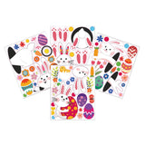 Maxbell 4 Sheets Happy Easter Stickers Decals Embellishments for Party Windows