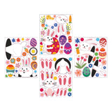 Maxbell 4 Sheets Happy Easter Stickers Decals Embellishments for Party Windows