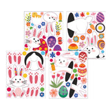 Maxbell 4 Sheets Happy Easter Stickers Decals Embellishments for Party Windows