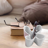 Maxbell Desktop Organizer Storage Box Multifunctional Pencil Holder for Countertop White