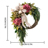 Maxbell Artificial Flower Wreath Decoration Supplies Wall Hanging Ornament Bedroom