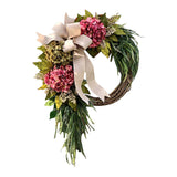 Maxbell Artificial Flower Wreath Decoration Supplies Wall Hanging Ornament Bedroom