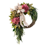 Maxbell Artificial Flower Wreath Decoration Supplies Wall Hanging Ornament Bedroom