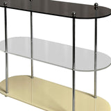 Maxbell 3 Layer Desktop Storage Rack Free Standing Cosmetic Display Stand Durable L