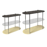 Maxbell 3 Layer Desktop Storage Rack Free Standing Cosmetic Display Stand Durable L