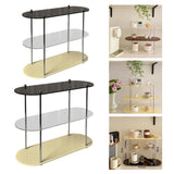 Maxbell 3 Layer Desktop Storage Rack Free Standing Cosmetic Display Stand Durable L