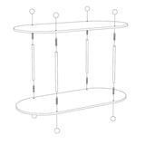 Maxbell 3 Layer Desktop Storage Rack Free Standing Cosmetic Display Stand Durable L