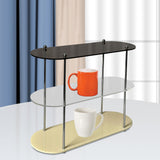 Maxbell 3 Layer Desktop Storage Rack Free Standing Cosmetic Display Stand Durable L