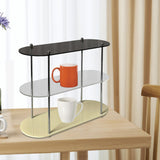 Maxbell 3 Layer Desktop Storage Rack Free Standing Cosmetic Display Stand Durable L