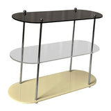 Maxbell 3 Layer Desktop Storage Rack Free Standing Cosmetic Display Stand Durable S