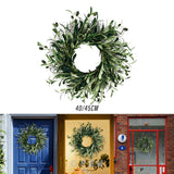 Maxbell Artificial Olive Wreath Indoor Spring for Living Room Home Decor 40cm