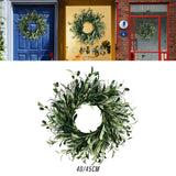 Maxbell Artificial Olive Wreath Indoor Spring for Living Room Home Decor 40cm