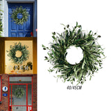 Maxbell Artificial Olive Wreath Indoor Spring for Living Room Home Decor 40cm