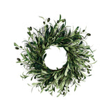 Maxbell Artificial Olive Wreath Indoor Spring for Living Room Home Decor 40cm