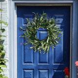 Maxbell Artificial Olive Wreath Indoor Spring for Living Room Home Decor 40cm