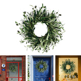 Maxbell Artificial Olive Wreath Indoor Spring for Living Room Home Decor 40cm