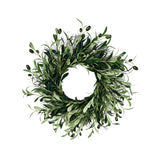 Maxbell Artificial Olive Wreath Indoor Spring for Living Room Home Decor 45cm