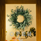 Maxbell Artificial Olive Wreath Indoor Spring for Living Room Home Decor 45cm