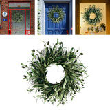 Maxbell Artificial Olive Wreath Indoor Spring for Living Room Home Decor 45cm